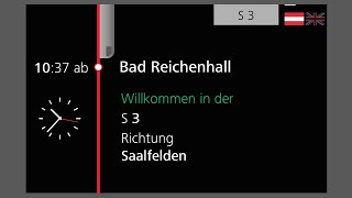 ÖBB Talent Ansagen S3 Bad Reichenhall-Saalfelden | ÖBB Ansagen | Chris Lohner | ÖBB Talent | S-Bahn