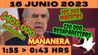 💩🐣 Conferencia de prensa matutina *Viernes 16 de Junio 2023* Presidente AMLO de 1:55 a 0:44.