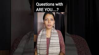 Questions with ARE YOU ... | Spoken English in Tamil #shorts