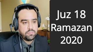 Juz 18  Recitation Holy Quran by Qari Assadullah |