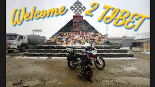 An icy welcome to Tibet at 5130m high