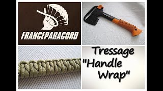 Tutoriel de tressage : Manche de couteau en paracorde.