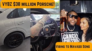 Vybz Kartel buys New $38 Million JMD 2025 Porsche, Vibing to Mavado in the Club!