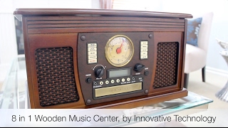 Review of the 8 in 1 Wooden Music Center, by Innovative Technology