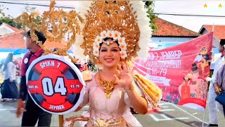 Keren Penampilan Dari SMKN 7 JEMBER | Karnaval Desa Jatiroto Sumber Baru Jember 2024