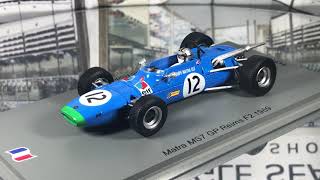 Spark 1/43 Pedro Rodríguez Matra MS7 Cosworth FVA #12 ‘Matra Sports’ 7th Grand Prix de Reims F2 1969