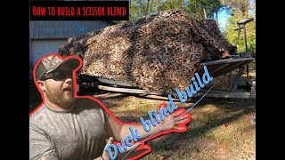 The Ultimate (scissor-style) Duck boat blind setup!!!!