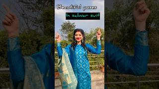 beautiful standing poses in salwar suit/ethnic wear pose ideas❤️#viral #ytshorts #shorts #pose