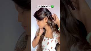 Try this hack ✅ #sidefallhack #hairhacks #hairtutorial #hairvlog #ytshortsvideo #explore