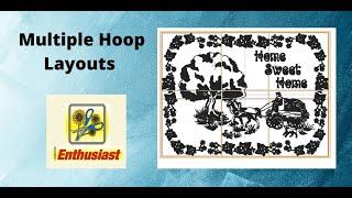 Creating a Multiple Hoop layout in Embrilliance Enthusiast