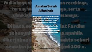 Amalan surah Alfatihah #amalan #shorts_video