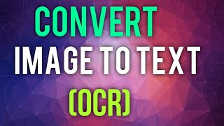 Document Scanner: How to convert Image to text(OCR)?