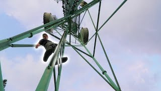 WE CLIMBED A RADIO TOWER! *sweaty palms*