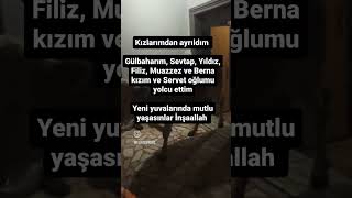 kızlarım dan ayrıldım