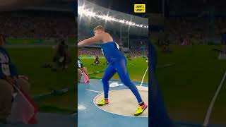 Athletics Shot Put | Olympic Record | R Crouser | #TeamUSA #shorts