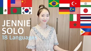 1 GIRL 18 LANGUAGES - SOLO - Jennie (Multi-Language cover by MiRae Lee)