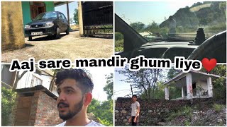 Aaj toh sare mandir ghum liye❤|| The_Bakchodians #vlogs