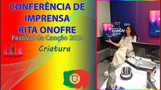 Rita Onofre | Conferência de imprensa SF2 Festival da Canção