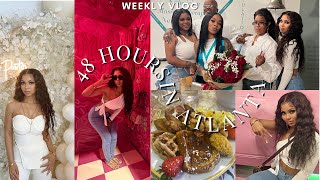 WEEKLY VLOG | 48 HOURS IN ATLANTA, FALALIYAH BRUNCH, SEEING FAMILY, MESSAGE I KEEP RECEIVING