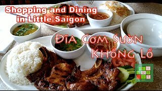 Shopping and Dining in Little Saigon | Đĩa Cơm Sườn Khổng Lồ ở Little Saigon Cali - #220