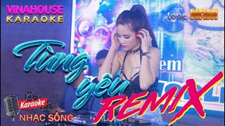 Từng Yêu Remix Karaoke | Tone Nam | Karaoke Nhạc Sống Sóc Trăng