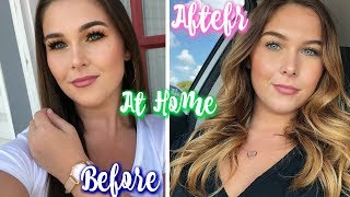 BRUNETTE TO HONEY BLONDE BALAYAGE AT HOME TUTORIAL |   DIY BALAYAGE