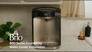 Brio 800 Series 2-Stage Bottleless Countertop Water Cooler I Model# CLCTPOU820UVF2