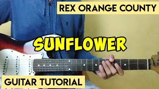 Rex Orange County - Sunflower (Guitar Tutorial)