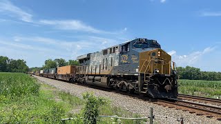 Csx i031 with the spirit of our armed forces at jones crossing