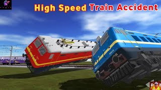 Mahamana train accident utkarsh train cross Indian train crossing3d | Fire Gamer |