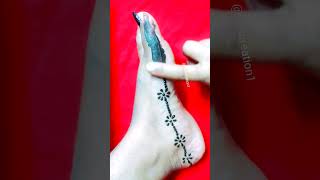 Amazing reverse leg mehndi।।beautiful foot mehndi design।।easy leg mehndi design।।latest mehndi