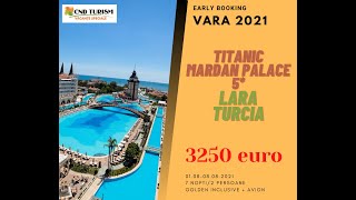 TITANIC MARDAN PALACE Resort - Charter Avion Turcia 2021