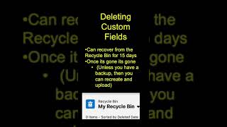 Deleting Custom Fields #shorts #salesforce #admin