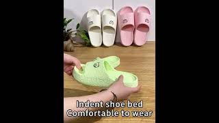 Plush Bear Motif Comfort Slides - Cushioned Soft Sole for Indoor Relaxation, Playful Cartoon Design