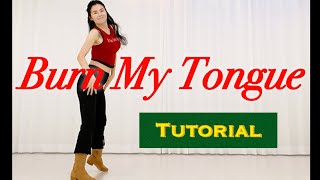 [Tutorial] Burn My Tongue line dance l 번마이텅거 스텝설명 ㅣ 인천라인댄스 ㅣ 송도라인댄스