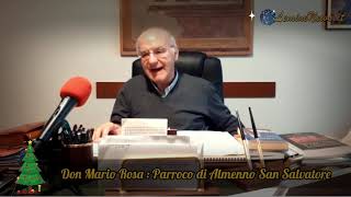 Il ringraziamento ai volontari del Parroco di Almenno San Salvatore Don Mario Rosa