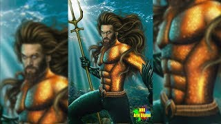 #AQUAMAN Jason Momoa - Aquaman / SpeedPaint