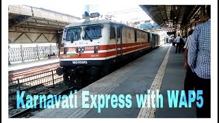 12933 Karnavati Express | Vadodara WAP5 | BCT - ADI