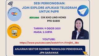 Jom Explore Aplikasi Telegram Untuk PdPR