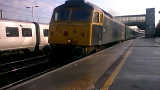 47812 drags 319453 & 214 through Bedford 24/01/2017 (phone)