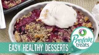 Berry Crisp Cobbler Protein Treats by Nutracelle