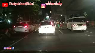 malam minggu, ketemu perkumpulan geng motor nmax di jalan