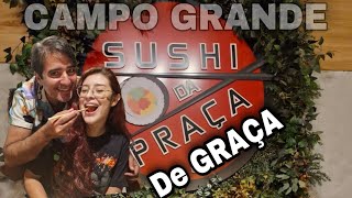 Sushi da Praça de Graça em Campo Grande - RJ comemorando o Aniversário da minha filha e o meu.