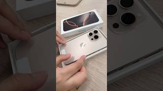 iPhone 16 Pro Unboxing 🤎#iphone16pro #dessert #shorts #shortsviral #shortvideo