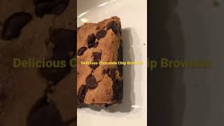 Delicious Chocolate Chip Brownie! | #Shorts | Lux Collection85 Vlogs