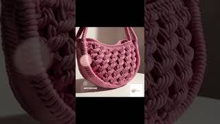 “Handcrafted elegance meets boho chic with this stunning macramébagPerfectfor anyoccasion#viralvideo