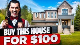 How To Buy REAL ESTATE with ONLY $100| DraculaMoneyLair.com