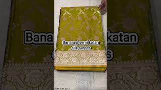 Banarasi semi katan silk sarees/To shop 9810207913#myngels #shortvideo