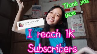 I reach 1K Subscribers🎉 (Thank you) | Andrea Longno Vlog 4