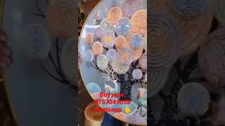 wall art *Unique circular crystal painting*ed articles *lmnu casting